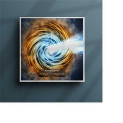 blazar artist concept | nasa official poster | space print | galaxy | universe | astronomy