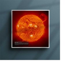 handle-shaped prominence | nasa official poster | space print | galaxy | universe | astronomy