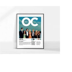 the oc tv show poster / the oc sitcom poster / movie poster / poster print / wall art / home decor / tv posters / poster