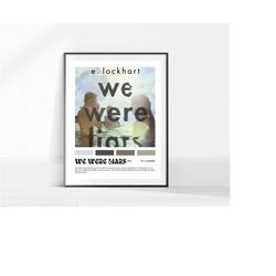 we were liars |  e. lockhart book | aesthetic book poster | minimalist book poster| tiktok books| booktok|romance books|