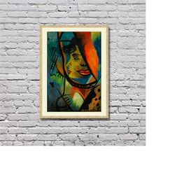 the portrait artwork poster framed canvas print, francis picabia, french painter, vintage poster, classic modernism, art