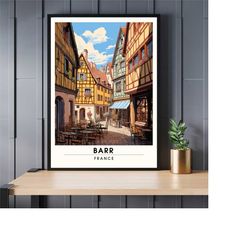 barr travel print | travel poster barr, france | travel poster