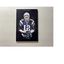 tom brady, tom brady poster, tom brady wall art, tom brady print, american football, wall art decor, gym wall art, ameri