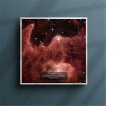 towering infernos | nasa official poster | space print | galaxy | universe | astronomy