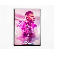 kylian mbapp poster | kylian mbapp paris saint germain poster | mbapp wall decor | mbapp lover gift | flexible sizes(12x