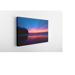 beauty of sky pastel sunset, canvas wall art