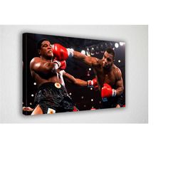 mike tyson, boxing poster, canvas, wall art, wall