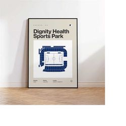 la galaxy poster, dignity health sports park print,