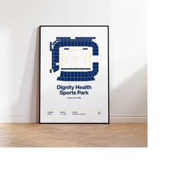 la galaxy poster, dignity health sports park stadium