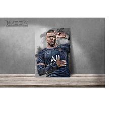 mbappe poster kylian mbapp print football art print