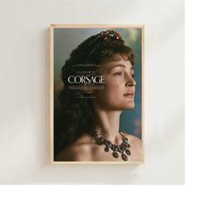 corsage (2022)- movie   poster (regular style) art prints,home decor, art poster for gift