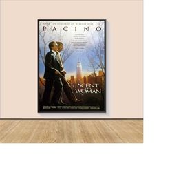 scent of a woman movie poster print, canvas wall art, room decor, movie art, gifts for him/her, wall art print, art post