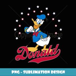 Disney Mickey & Friends Americana Donald Duck Star Circle - Modern Sublimation PNG File