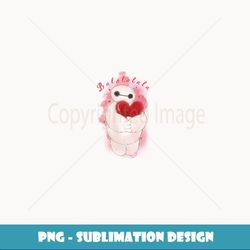 disney big hero 6 baymax heart portrait - png transparent sublimation file