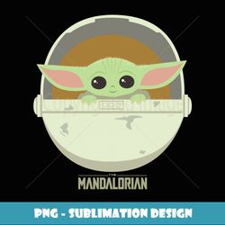 star wars the mandalorian the child bassinet portrait - stylish sublimation digital download