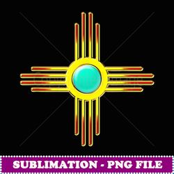 zia symbol new mexico state flag banner sun first nation - premium png sublimation file