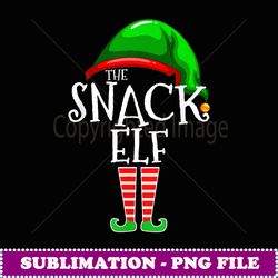The Snack Elf Family Matching Group Christmas Gift Funny - Decorative Sublimation PNG File