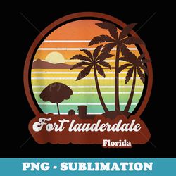 fort lauderdale florida beach souvenir ft lauderdale 70s 80s - exclusive sublimation digital file