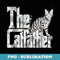 the catfather cat father mafia whiskers male daddy - high-resolution png sublimation file