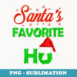 santa's favorite ho santa claus christmas - modern sublimation png file