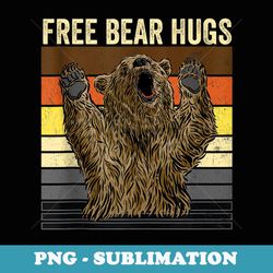 mens bear pride, free bear hugs, gay bear brotherhood - png transparent sublimation design