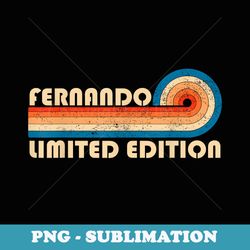 fernando surname retro vintage 80s 90s birthday reunion - png transparent sublimation design