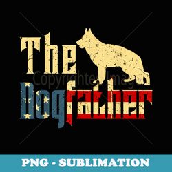 german shepherd fathers day dogfather dog dad 4th july - artistic sublimation digital file