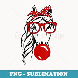 horse bandana for horseback riding horse lover girls - png transparent sublimation file