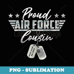 proud air force cousin s usaf graduation family outfits - instant png sublimation download