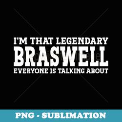 braswell surname funny team family last name braswell - unique sublimation png download