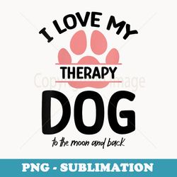 s therapy dog team therapy dog mom dad animal assisted pet - instant sublimation digital download