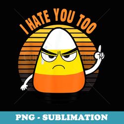 candy corn funny i hate you too halloween team candy corn - stylish sublimation digital download