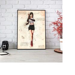 final fantasy poster - tifa poster - final fantasy vii poster - final fantasy 7 poster - final fantasy fans gift - final