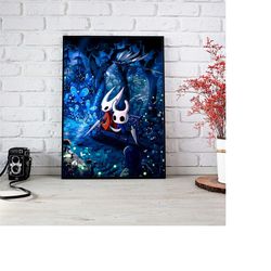 hollow knight poster- hollow knight art- hollow knight wall art-video game poster- geek room decoration-nintendo poster-