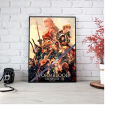 final fantasy poster - final fantasy xiv poster - final fantasy 14 poster - final fantasy fans gift - final fantasy wall