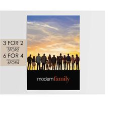 modern family poster - tv movie poster art film print gift  mf003