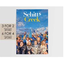 schitt's creek poster - tv movie poster art film print gift sc002