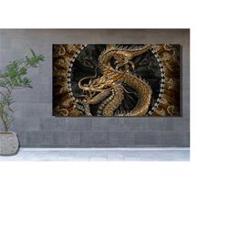 dragon canvas, dragon wall art, dragon, fantastic dragon painting, dragon ready to hang, dragon poster, dragon prints, d
