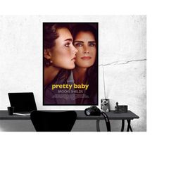 pretty baby: brooke shields movie poster, room decor, home decor, art poster for gift