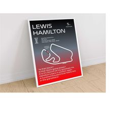 Lewis Hamilton, McLaren, Brazil 2008,  F1 Poster