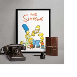 posters & prints  the simpsons tv print  movie poster film print home bedroom bar mancave decor a3 a4 a5 christmas gift