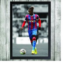 posters & prints wilfred zaha football crystal palace wall art home dcor sports gift bedroom mancave bar christmas