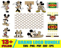 disney gucci bundle svg, disney bundle logo