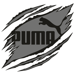 ripped puma logo svg