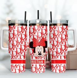 minnie mouse tumbler wrap, dior minnie 20oz, red tumbler