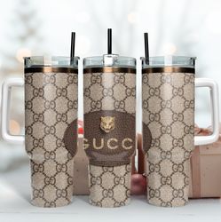 gucci leather 40oz tumbler wrap