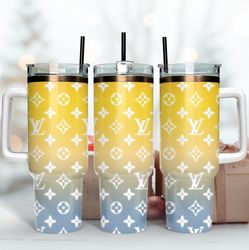 logo lv 40oz tumbler wrap