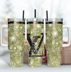 twinkle lv tumbler, fashion tumbler, 40oz tumbler