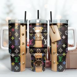 lv bag pattern tumbler, 40oz straight tumbler