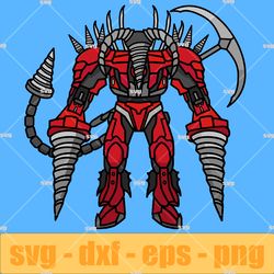 upgraded titan drillman | skibidi toilet svg - png